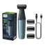 Aparador de pêlos íntimos e corporais Philips Bodygroom Series 3000 à prova de água Azul