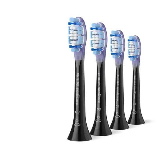 Philips Sonicare Cabeças Sonicare Diamondclean Preto 3 unidades