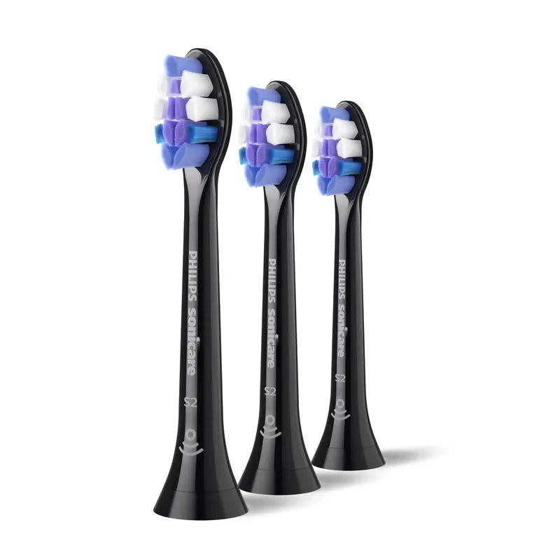Philips Sonicare Sensitive Sensitive Toothbrushes Black Sensitive Toothbrushes, 8 unidades, embalagem de 1