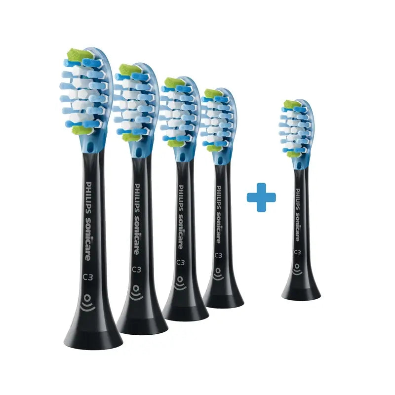Philips Sonicare Premium Refil para defesa contra a placa bacteriana, 4+1 peças