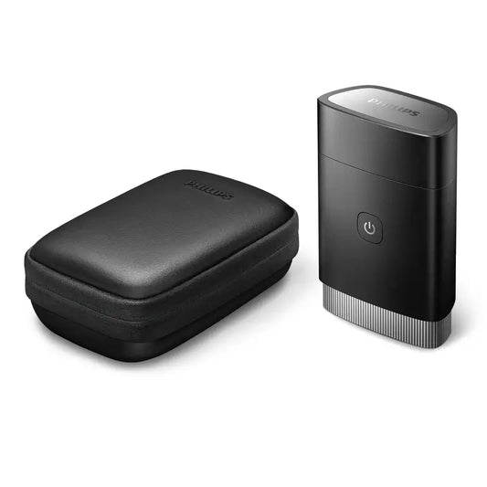 Philips Travel Shaver Máquina de barbear de viagem compacta alimentada por bateria