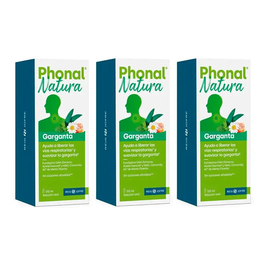 Phonal Natura Triplo Garganta, 3 x 120 ml
