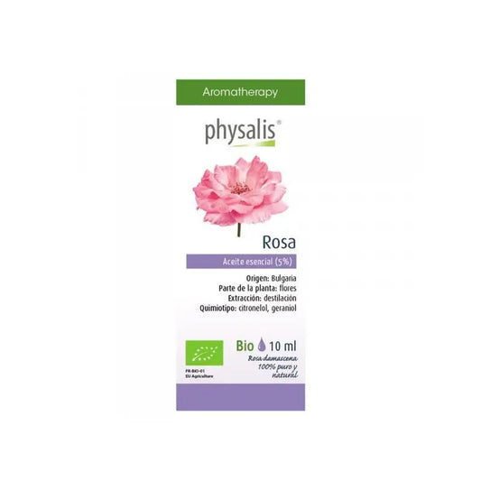 Óleo Essencial de Rosa Physalis Bio 5% , 10 ml
