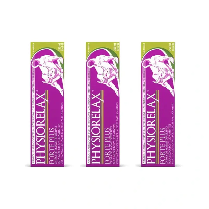 Physiorelax Forte Plus Creme, 3X250Ml