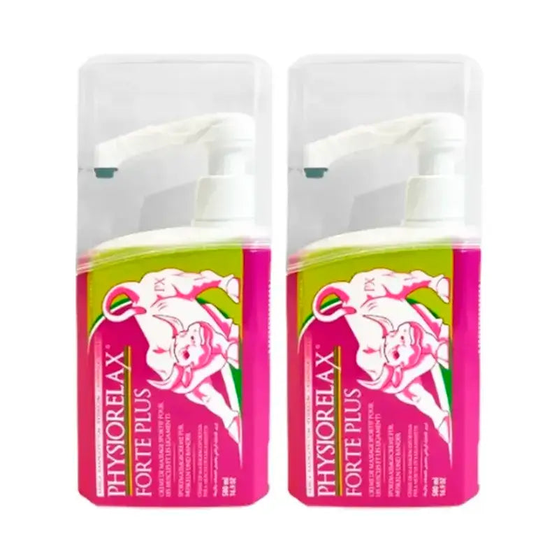 Physiorelax Forte Plus Creme, embalagem de 2 x 500ml