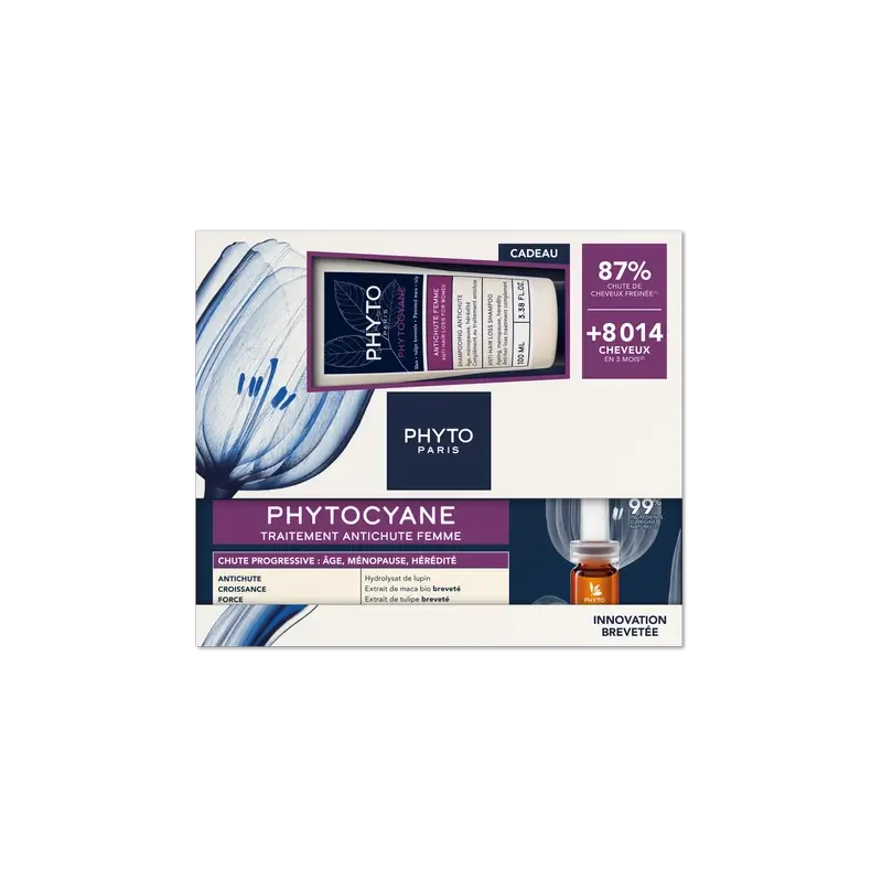 Phyto Phytocyane Champô + Queda de Cabelo Progressiva