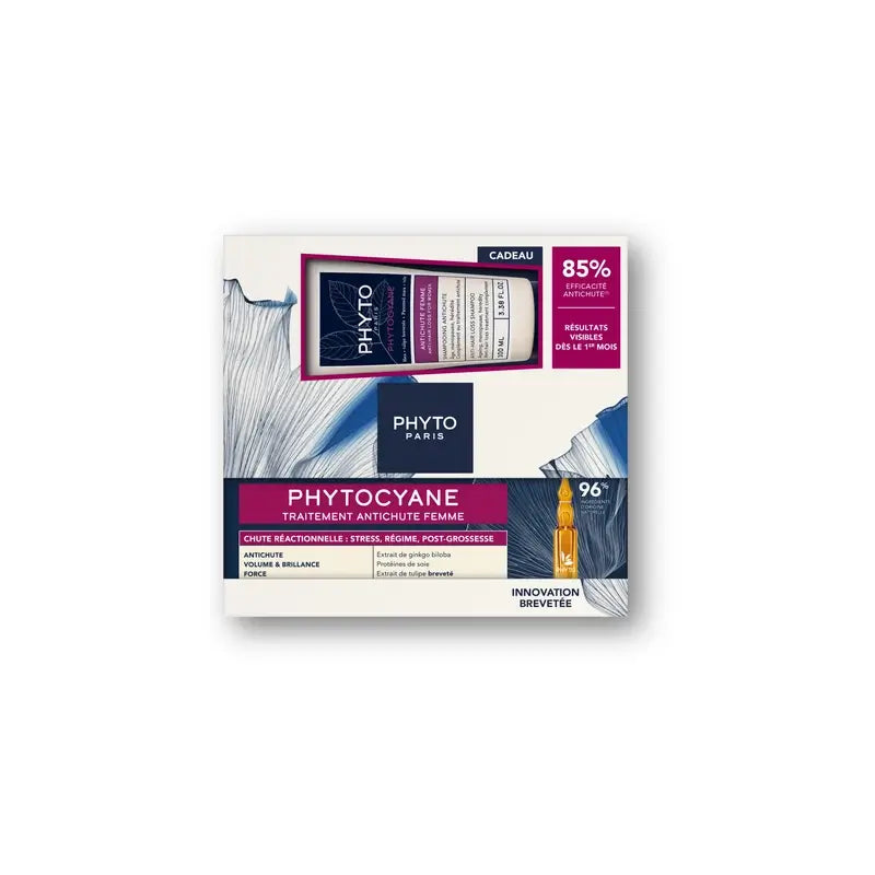 Phyto Phytocyane Reação à queda de cabelo + Champô
