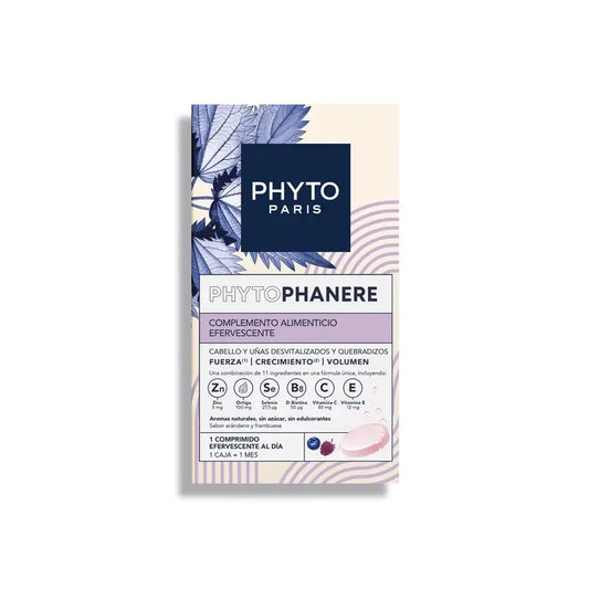 Phyto Phytophanere Suplemento Alimentar Efervescente, 30 cápsulas