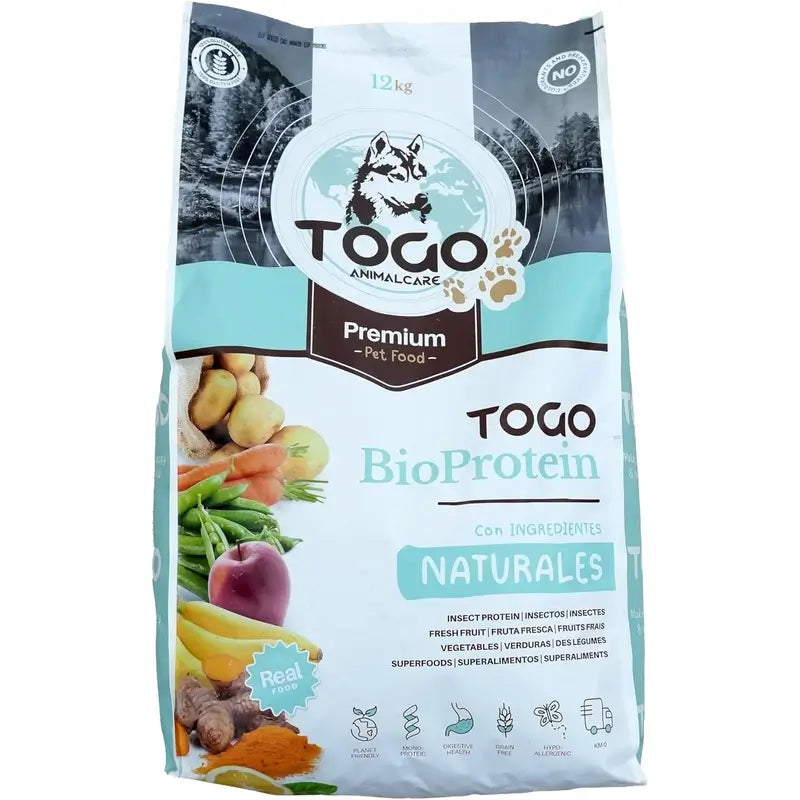 Alimento hipoalergénico para cães Togo, 12 kg