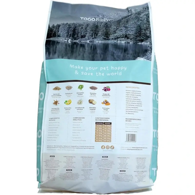 Alimento hipoalergénico para cães Togo, 12 kg