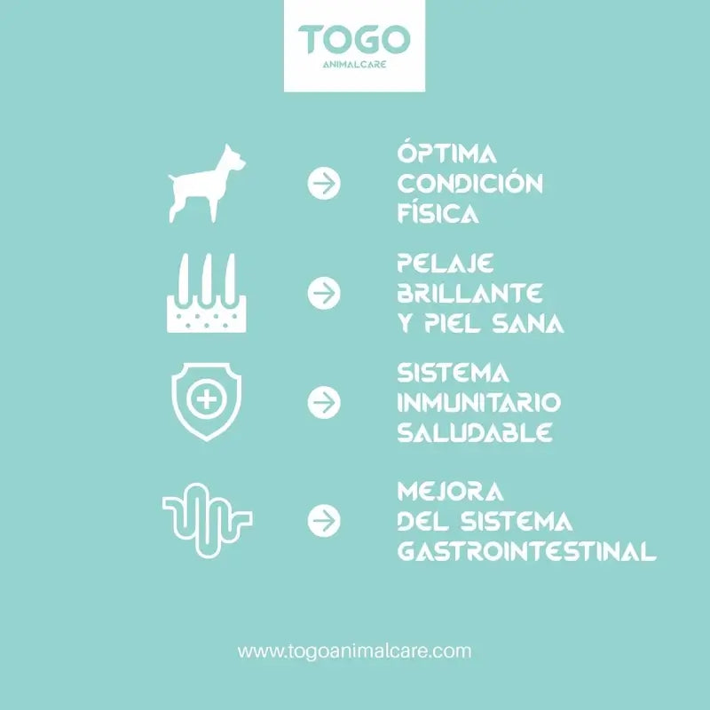 Togo Hypoallergenic Alimento Vegan para Cães Hipoalergénico, 4 kg