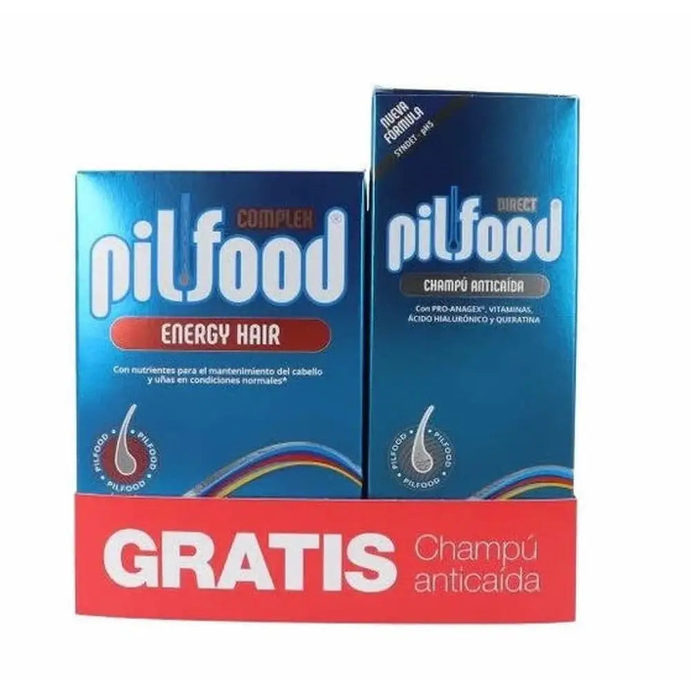 Pil-Food Energy Pack 60 Comp + Champô 200 ml GRÁTIS