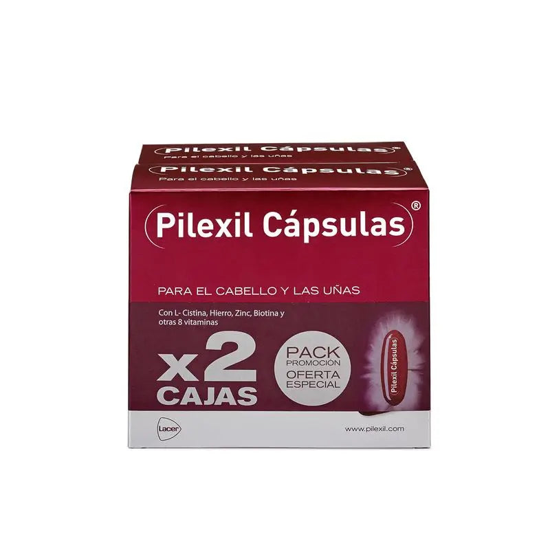 Pilexil Anti-perda de Cabelo Cápsulas Duplo, 2x100 Cápsulas