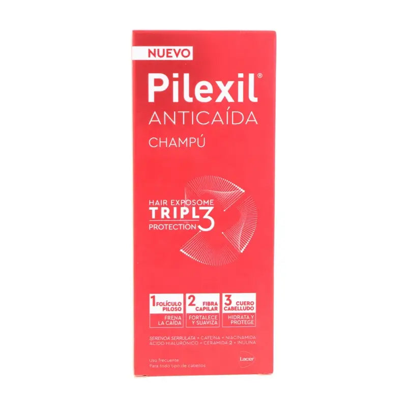 Pilexil Champô Anti-Queda Tripla Proteção 275 Ml