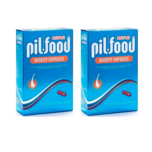 Pilfood Complex Cabelo e Unhas, embalagem de 2 x 60 comprimidos