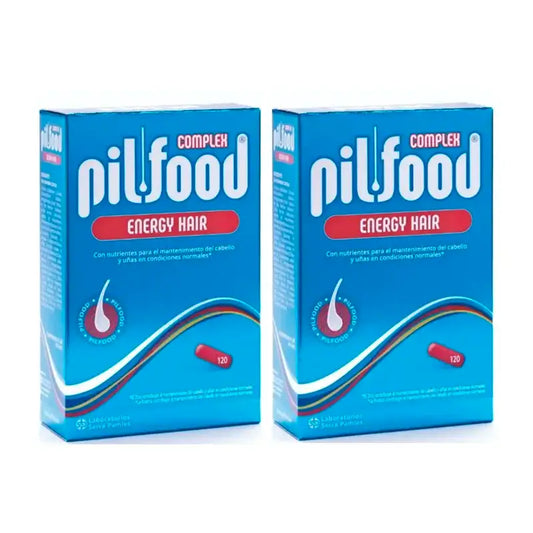 Pilfood Complex Nutrients For Hair and Nails, Embalagem 2 x 120 Comprimidos