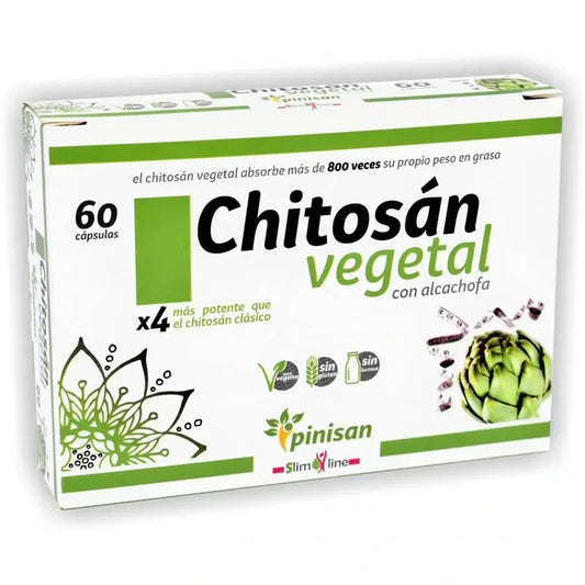 Pinisan Chitosan Vegetable , 60 cápsulas