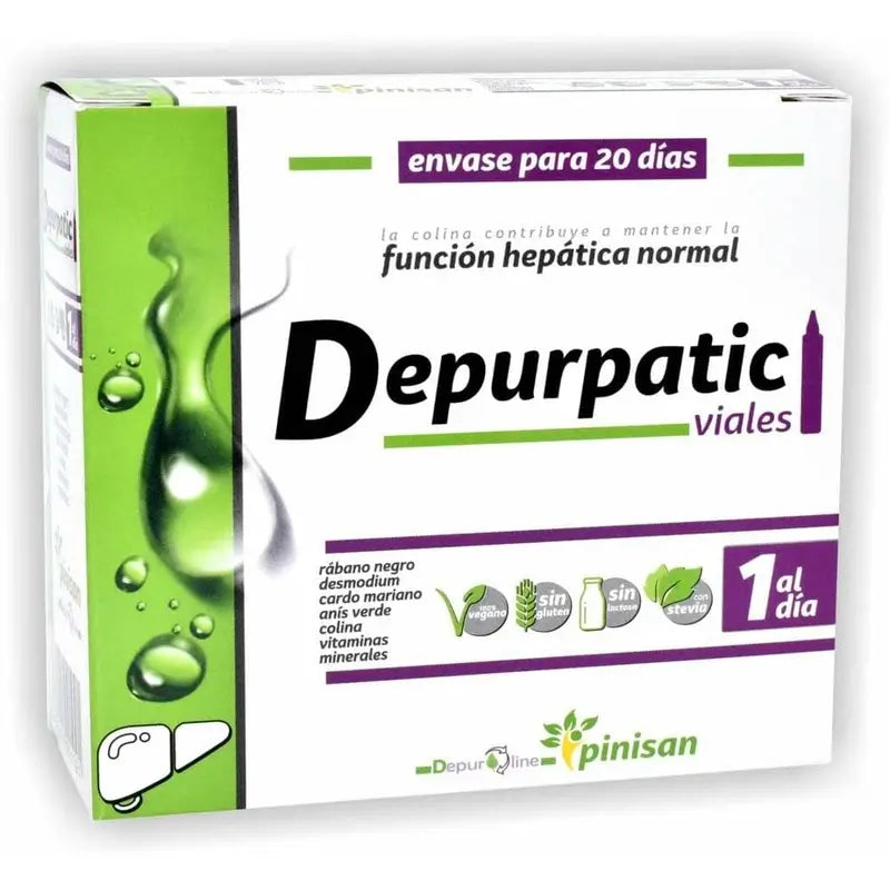 Pinisan Depurpatic , 20 ampolas