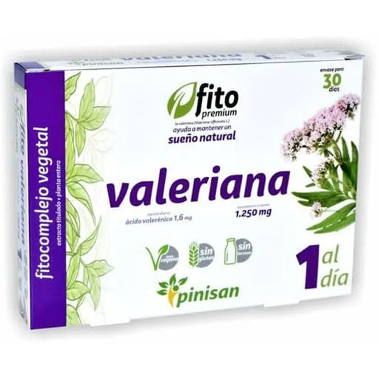 Pinisan Fito Premium Valeriana 30 Cápsulas