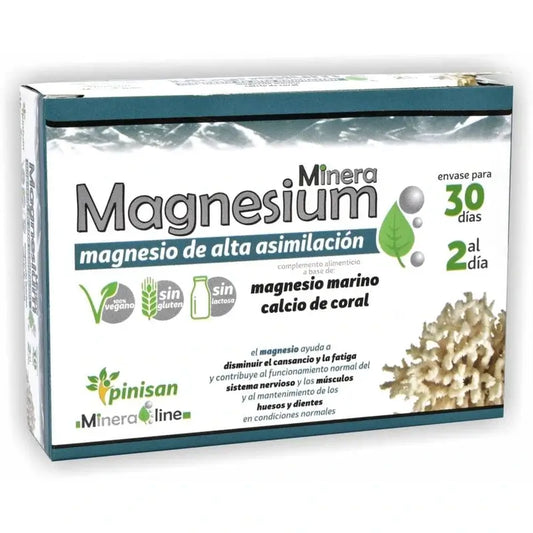 Pinisan Mineraline Magnésio 60 Cápsulas