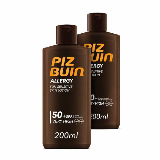 Piz Buin Allergy Creme Solar Corporal FPS 50, Embalagem com 2 x 200 ml