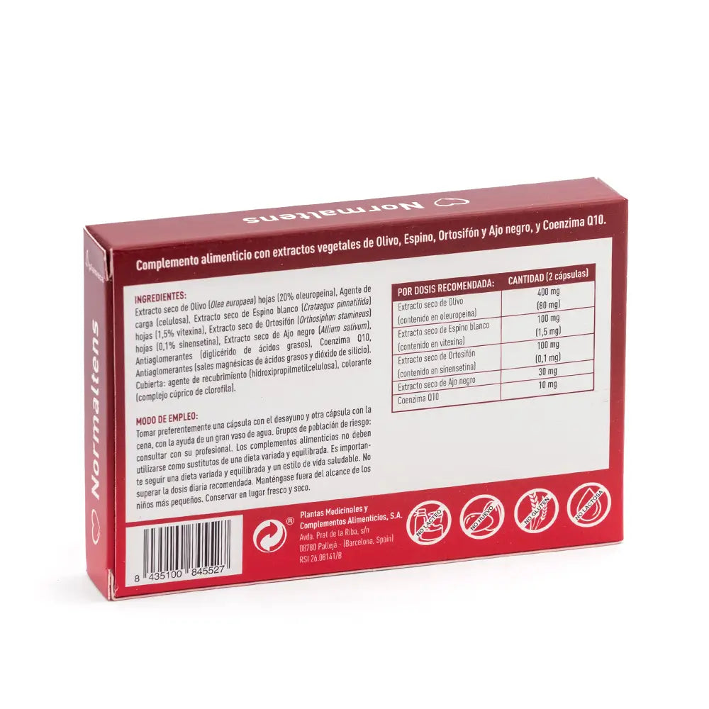 Plameca Normaltens, 30 cápsulas