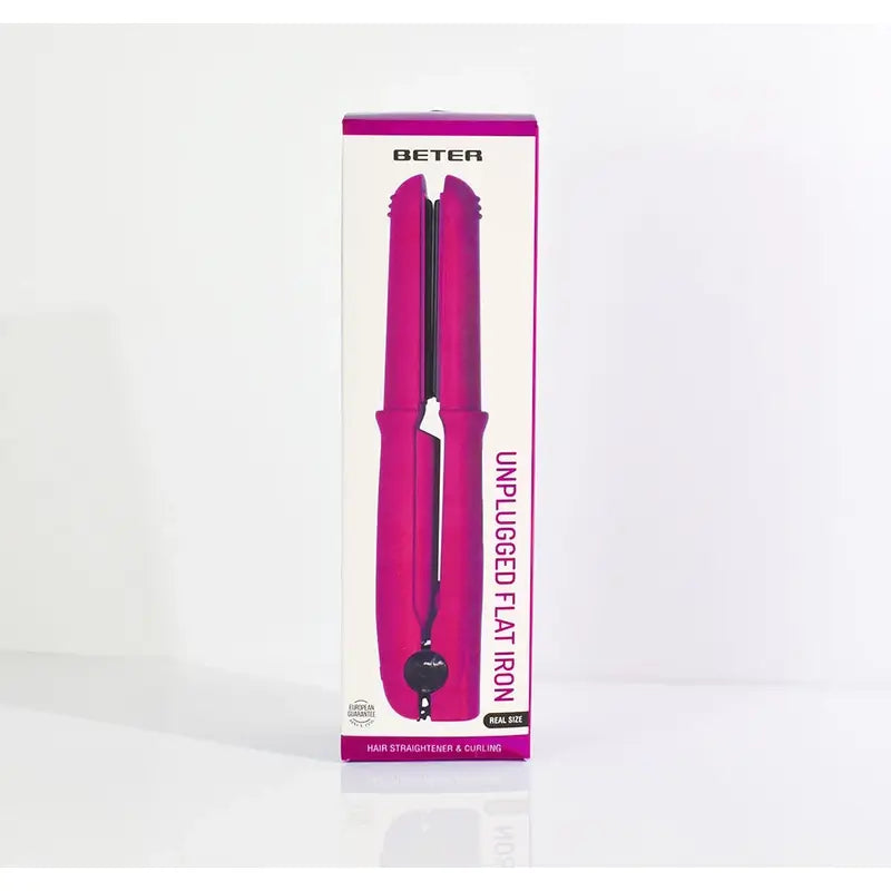 Ferro de viagem eletrónico Beter GRWM rosa