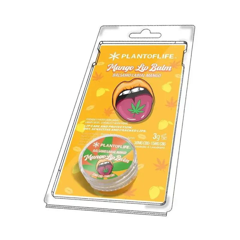 Plant Of Life Lipbalm Manga 1% CBD - 0,5% Cbg , 3 g