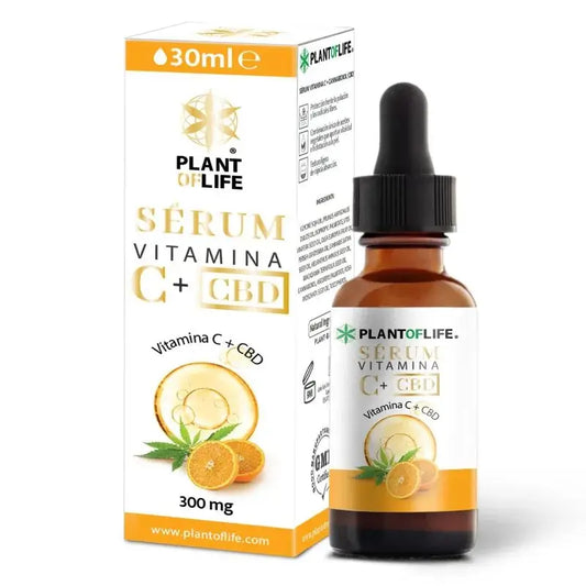 Sérum de Vitamina C e CBD Plant Of Life, 30 ml