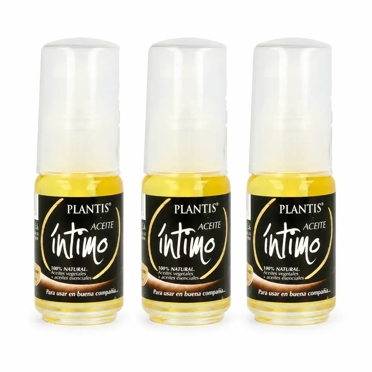 Plantis Óleo Intimo 30 ml, embalagem de 3