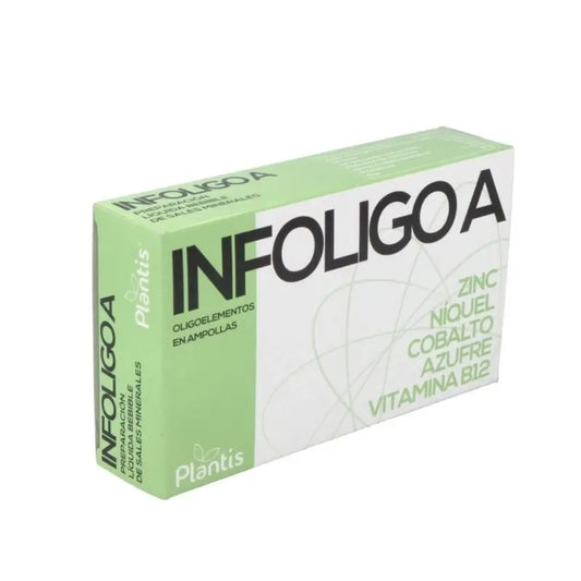 Plantis Infoligo A Trace Elements , 20 ampolas de 5 ml