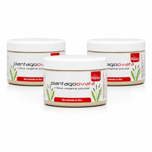 Plantis Plantago Ovata em frasco, 180 g, embalagem de 3