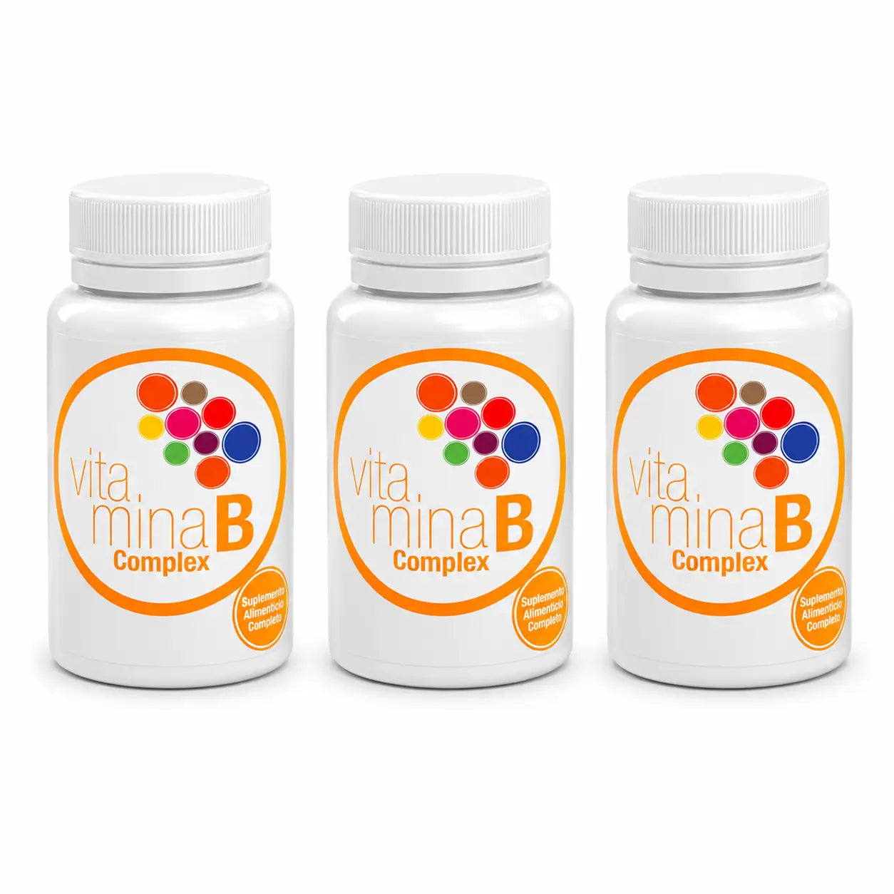 Plantis Complexo de Vitaminas B, 60 cápsulas, embalagem de 3