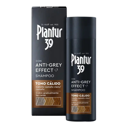 Plantur Champô 39 Anti-Cinzento Efeito Tom Quente, 200 ml