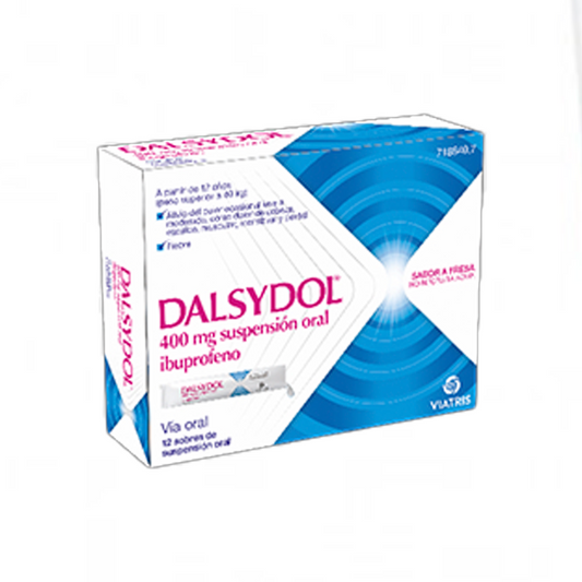 Dalsydol 400 mg Suspensão oral, 12 Sobres