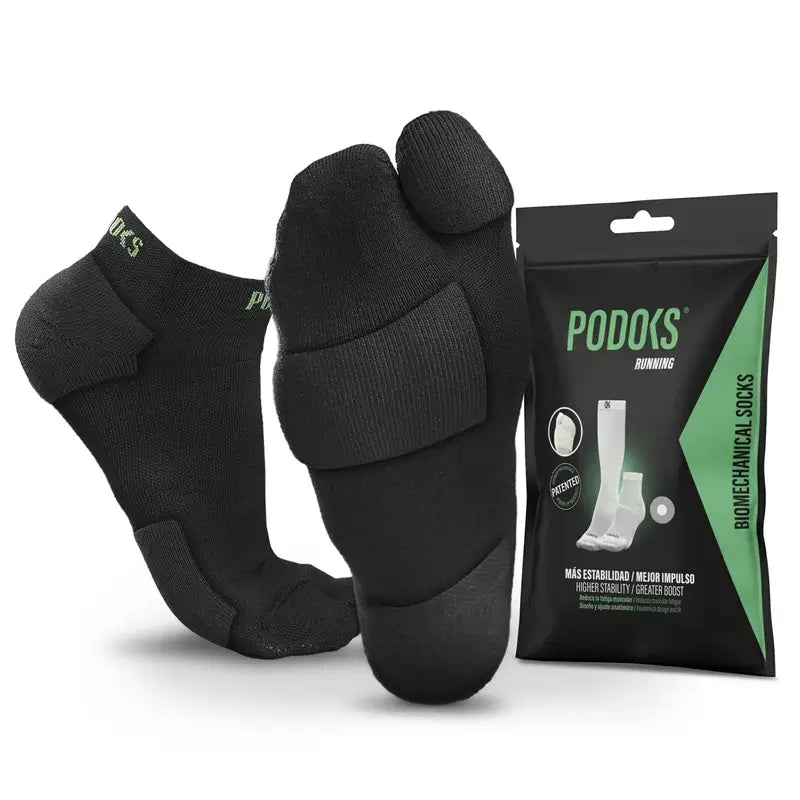 Podoks Running H2 Calcentin Biomechanical Preto