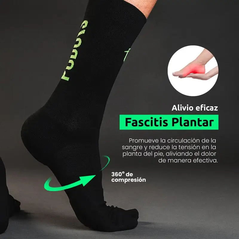 Podoks Running H5 Biomechanical Sock Preto