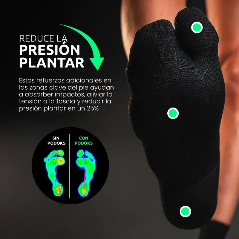 Podoks Running H5 Biomechanical Sock Preto