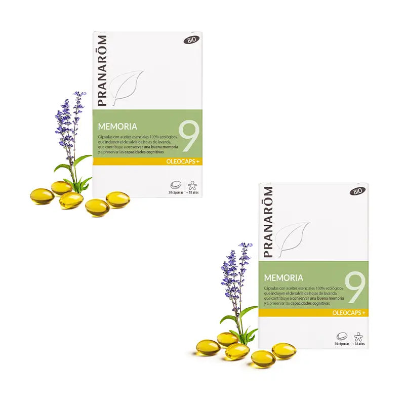 Pranarôm 9 Bio Memory, 2X30 Cápsulas