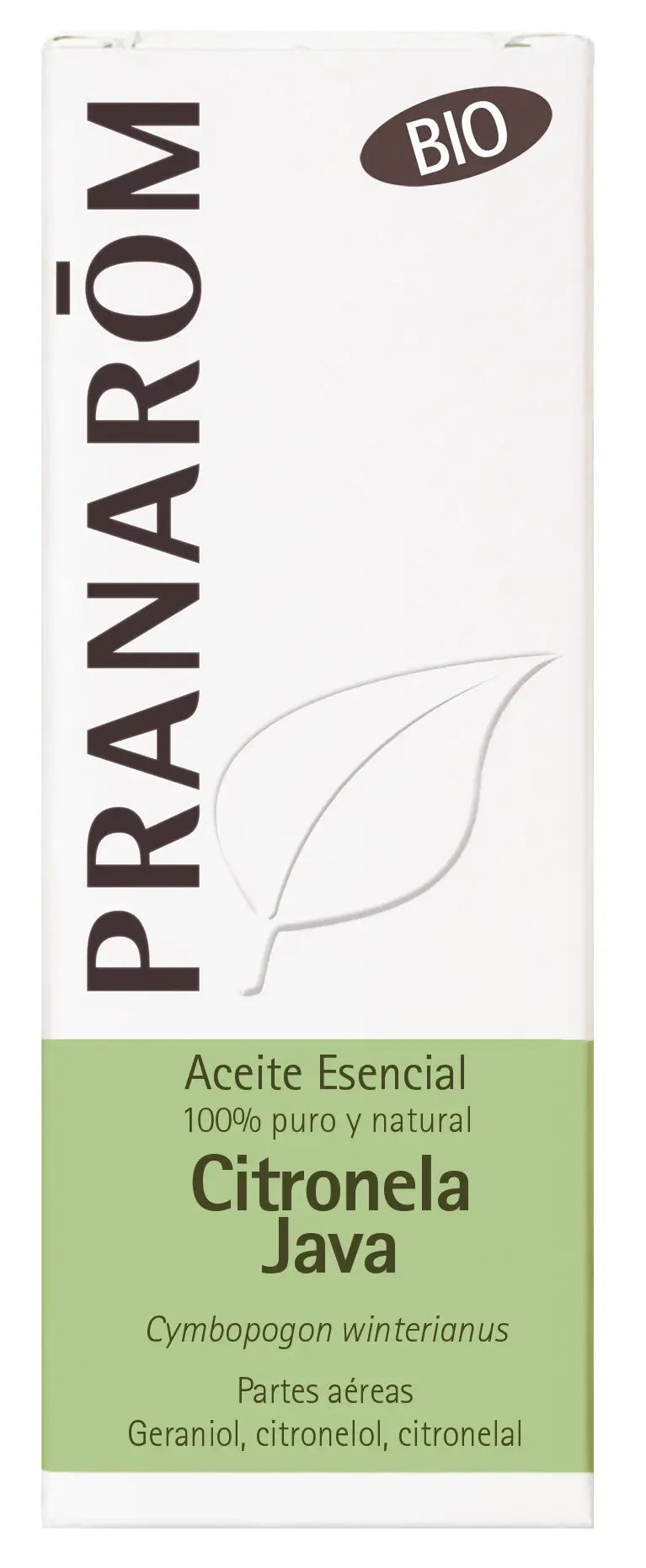 Pranarom Citronela Java Óleo Essencial Bio, 10ml