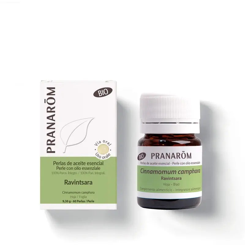 Pranarom Óleo Essencial Ravintsara Bio 60 Pérolas 100 Mg
