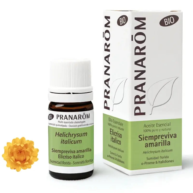 Pranarom Oils Óleo Essencial de Immortelle Amarela Bio 5Ml.