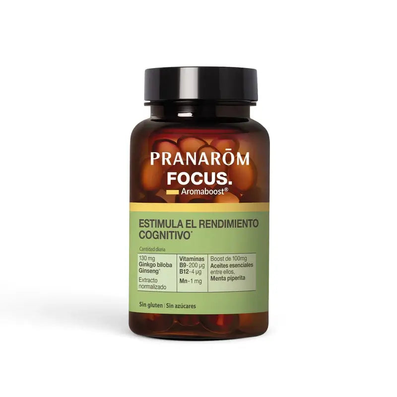 Pranarom Aromaboost Focus, 60 cápsulas
