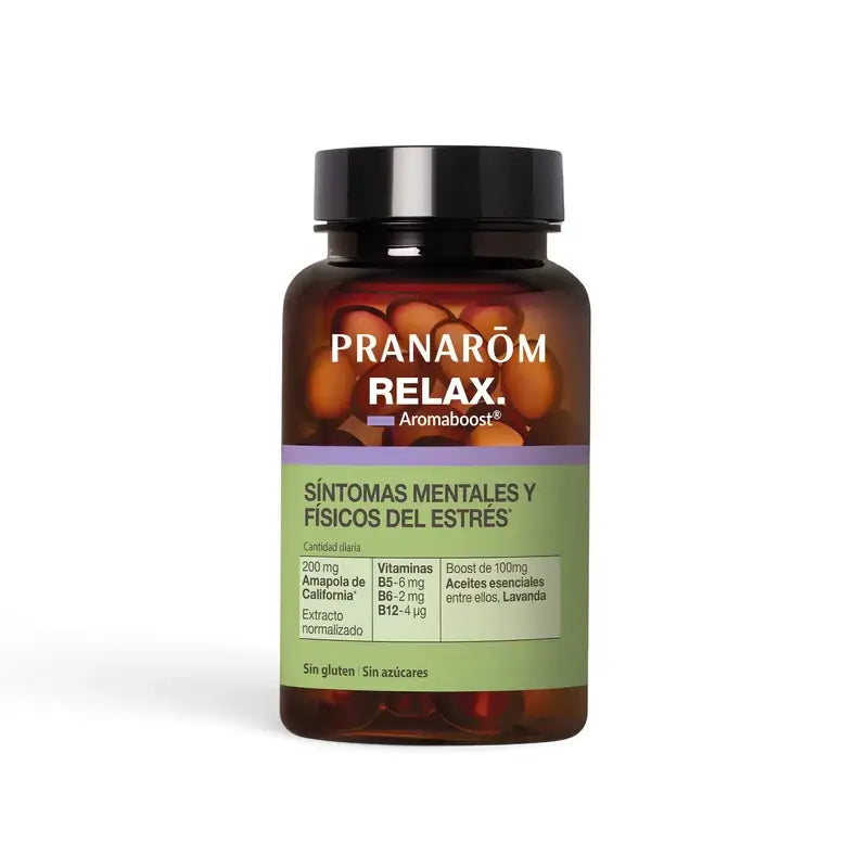 Pranarom Aromaboost Relax, 60 cápsulas