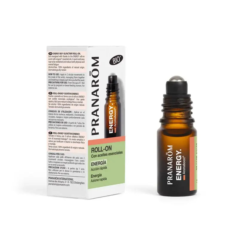 Pranarom Aromaboost Energy Roll On, 5ml
