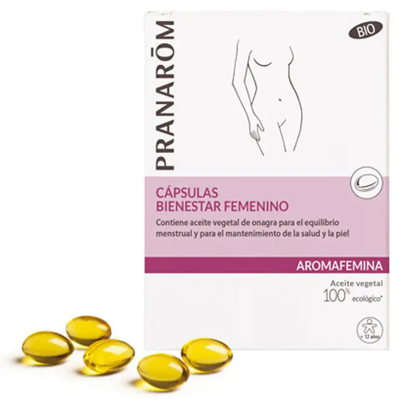 Pranarom Aromafemina Bem-estar Feminino, 30 cápsulas