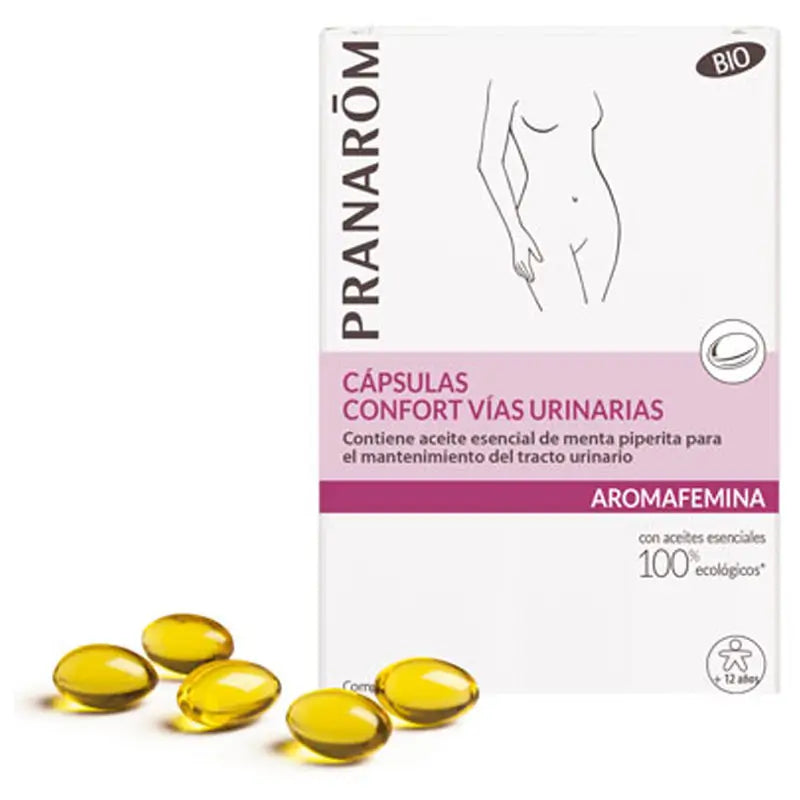 Pranarom Aromafemina Conforto do Trato Urinário, 30 cápsulas