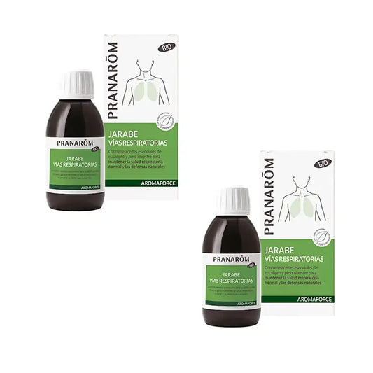 Pranarom Aromaforce Xarope Trato Respiratório Bio, 2X150 Ml