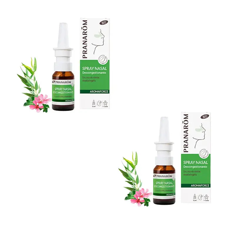 Pranarom Aromaforce Spray Nasal Bio, 2X15 Ml