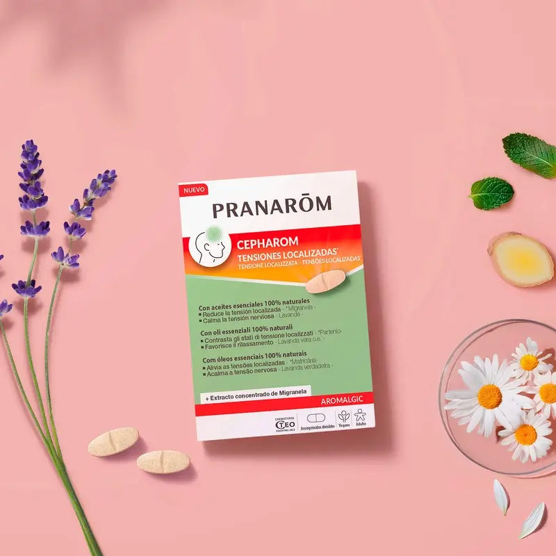 Pranarôm Aromalgic Cepharom Comprimidos, 8 unidades